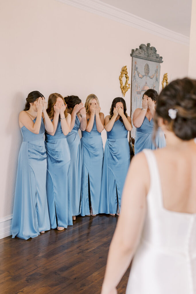 bridesmaids first look
