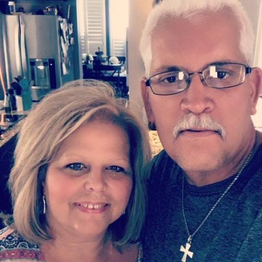 husband and wife selfie