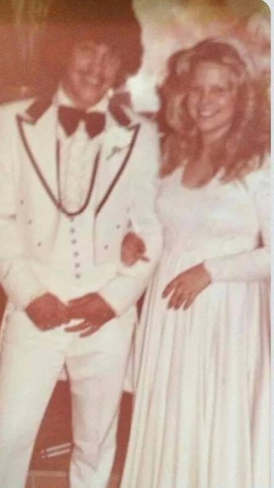 husband and wife photo from the 1980's